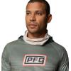 Columbia mens Pfg Super Terminal Tackle Vent Hoodie(Dark Stone Currents Fade)