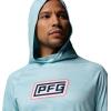 Columbia mens Pfg Super Terminal Tackle Vent Hoodie(Marine Light Currents Fade)
