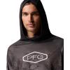 Columbia mens Pfg Super Terminal Tackle Vent Hoodie(Shark Aerials Fade)