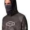Columbia mens Pfg Super Terminal Tackle Vent Hoodie(Shark Aerials Fade)