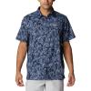 Collegiate Navy Tropic Pen Print