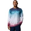 Columbia Men’s Super Terminal Tackle PFG Frigate Frenz, Nocturnal Americana Aerial Fade, Large
