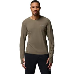 Columbia Men’s Diamond Peak Pro Long Sleeve Crew(Stone Green)