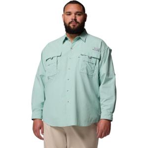 Columbia Men’s PFG Bahama II Long Sleeve Fishing Shirt(Misty Jade)