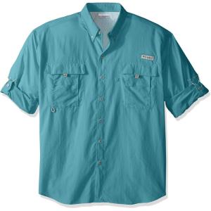 Columbia Men’s PFG Bahama II Long Sleeve Fishing Shirt(Moxie)
