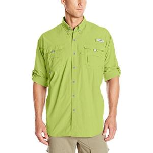 Columbia Men’s PFG Bahama II Long Sleeve Fishing Shirt(Napa Green)