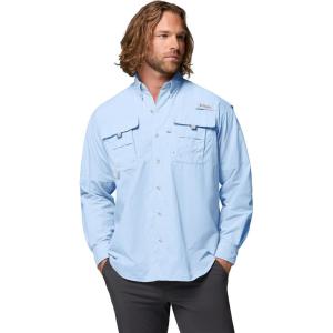 Columbia Men’s PFG Bahama II Long Sleeve Fishing Shirt(Sail)