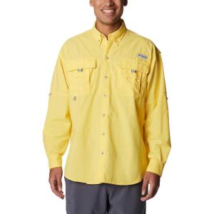 Columbia Men’s PFG Bahama II Long Sleeve Fishing Shirt(Sun Glow)