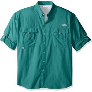 Columbia Men’s PFG Bahama II Long Sleeve Fishing Shirt(Teal)