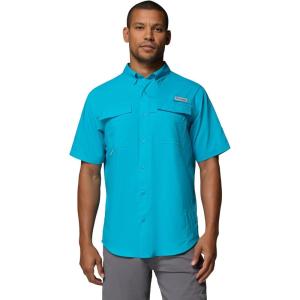 Columbia Men’s PFG Blood and Guts V Short Sleeve Shirt(Ocean Teal)