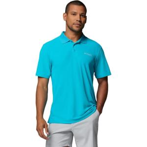 Columbia Mens PFG Freezer Polo(Ocean Teal)