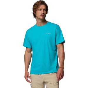 Columbia Mens PFG Freezer Short Sleeve Tee(Ocean Teal)