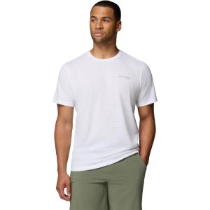 Columbia Mens PFG Freezer Short Sleeve Tee(White)