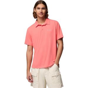 Columbia Mens PFG Solar Stream II Polo(Melonade)