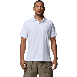 Columbia Mens PFG Solar Stream II Polo(White)