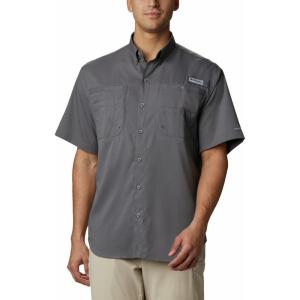 Columbia Men’s PFG Tamiami II Short Sleeve Shirt(City Grey)