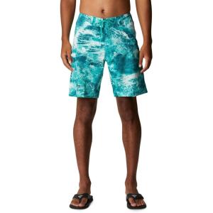 Columbia Men’s PFG Tamiami II Short Sleeve Shirt(Electric Turquoise Realtree Horizon)