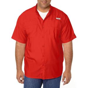 Columbia Men’s PFG Tamiami II Short Sleeve Shirt(Red Spark)