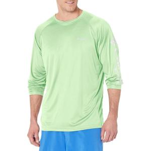 Columbia Men’s PFG Terminal Tackle Long Sleeve Shirt(Lime Glow/White Logo)