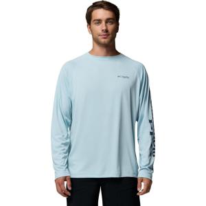 Columbia Men’s PFG Terminal Tackle Long Sleeve Shirt(Marine Light/Nocturnal Logo)