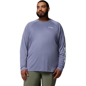 Columbia Men’s PFG Terminal Tackle Long Sleeve Shirt(New Moon/White Logo)
