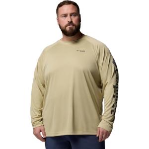 Columbia Men’s PFG Terminal Tackle Long Sleeve Shirt(Serpentine/Shark Logo)