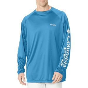 Columbia Men’s PFG Terminal Tackle Long Sleeve Shirt(Yacht/White Logo)