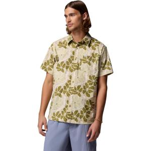 Columbia Mens PFG Trollers Best II Short Sleeve Shirt(Dark Stone Floated)