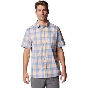 Columbia Men’s Super Slack Tide Camp Shirt Short Sleeve(Bluebell Ombre Check)