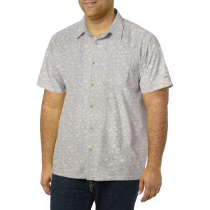 Columbia Men’s Super Slack Tide Camp Shirt Short Sleeve(Cool Grey Gamefish Print)