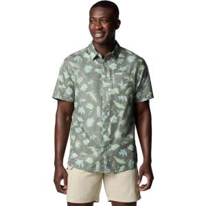 Columbia Men’s Super Slack Tide Camp Shirt Short Sleeve(Cypress Floridays)