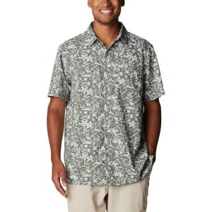 Columbia Men’s Super Slack Tide Camp Shirt Short Sleeve(Cypress Kona Print)