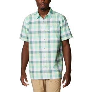 Columbia Men’s Super Slack Tide Camp Shirt Short Sleeve(Key West Multi Gingham)
