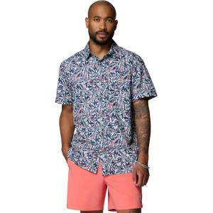 Columbia Men’s Super Slack Tide Camp Shirt Short Sleeve(Nocturnal Pompanos)