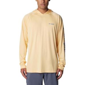 Columbia Men’s Terminal Tackle Hoodie(Cocoa Butter/Bluebell Logo)