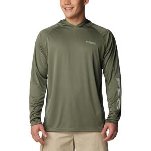 Columbia Men’s Terminal Tackle Hoodie(Cypress/Cool Grey Logo)