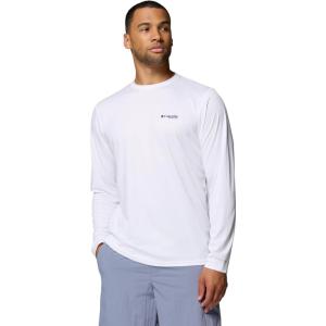 Columbia Mens Terminal Tackle PFG Dare Devil Long Sleeve(White)