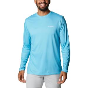 Columbia Men’s Terminal Tackle PFG Fish Flag Long Sleeve(Atoll/Blue Macaw)