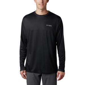 Columbia Men’s Terminal Tackle PFG Fish Flag Long Sleeve(Black/Graphite)