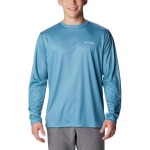 Columbia Men’s Terminal Tackle PFG Fish Flag Long Sleeve(Canyon Blue/Gulf Stream Inshore Slam)