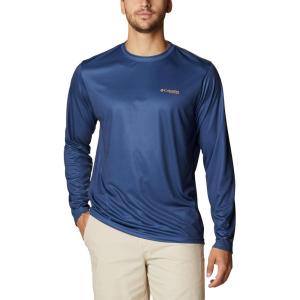 Columbia Men’s Terminal Tackle PFG Fish Flag Long Sleeve(Carbon/Solarize)