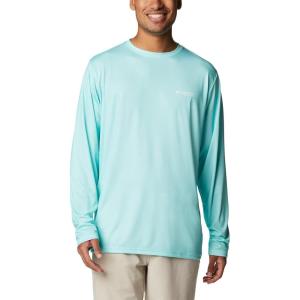 Columbia Men’s Terminal Tackle PFG Fish Flag Long Sleeve(Gulf Stream/Fl Fish)