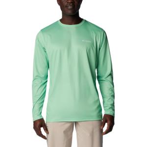 Columbia Men’s Terminal Tackle PFG Fish Flag Long Sleeve(Ocean Mint/Ocean Blue Offshore Slam)