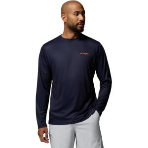 Columbia Men’s Terminal Tackle PFG Sea Creature Long Sleeve(Collegiate Navy)