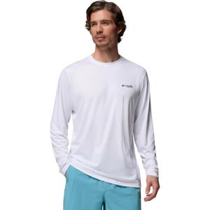 Columbia Men’s Terminal Tackle PFG Shield Long Sleeve(White)