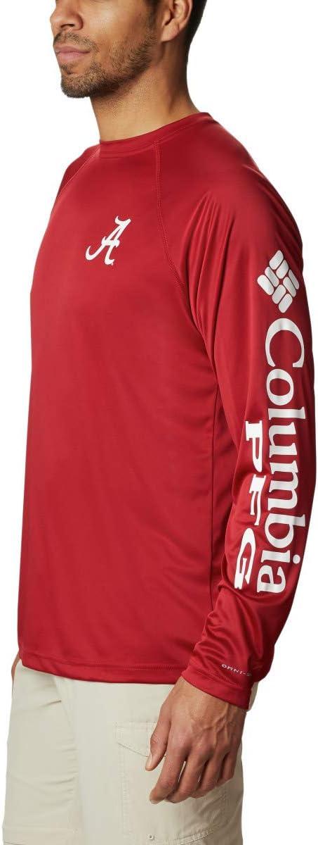 imageColumbia Mens CLG Terminal Tackle Ls ShirtAla Red Velvet White