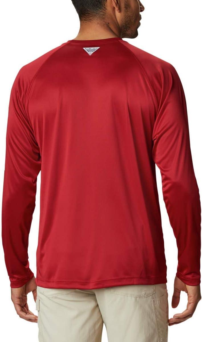 imageColumbia Mens CLG Terminal Tackle Ls ShirtAla Red Velvet White