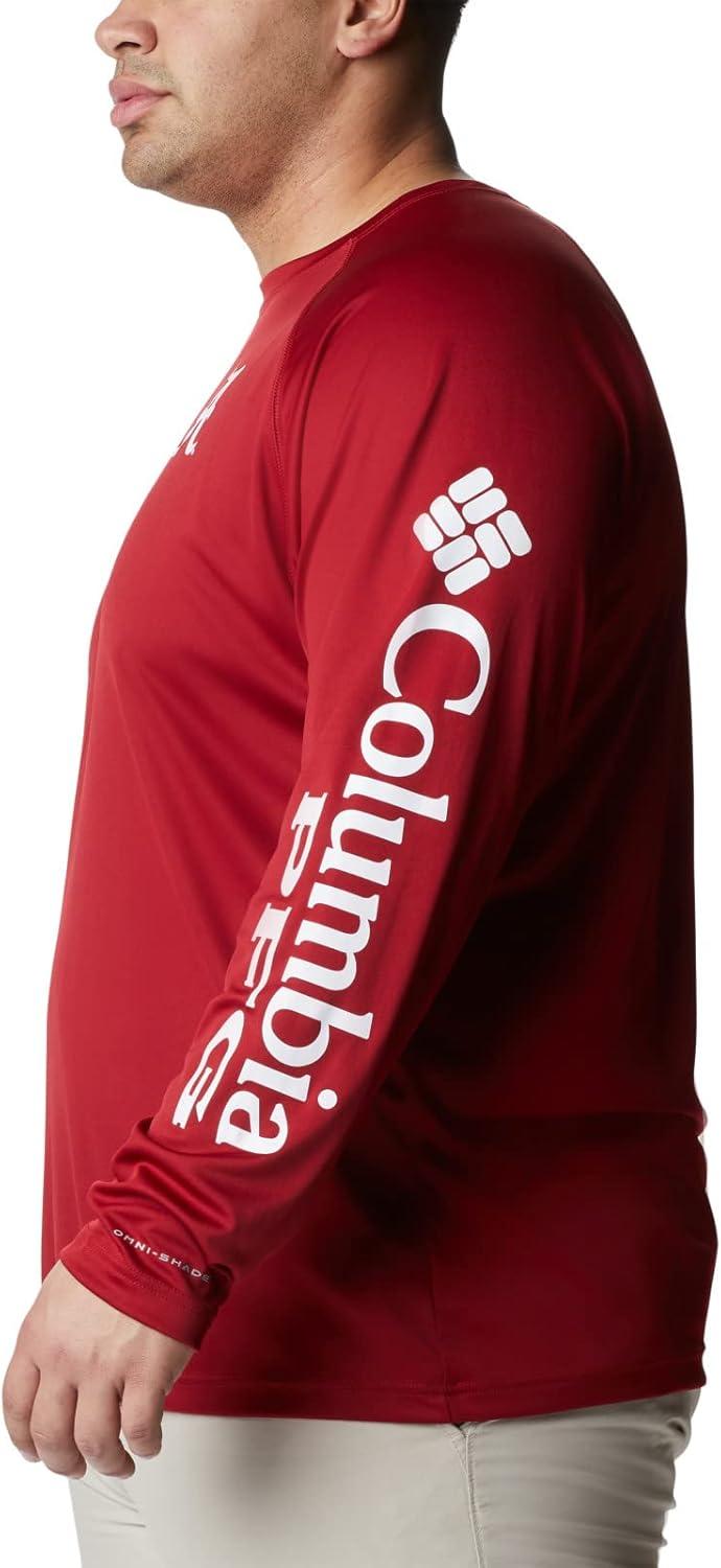 imageColumbia Mens CLG Terminal Tackle Ls ShirtAla Red Velvet White