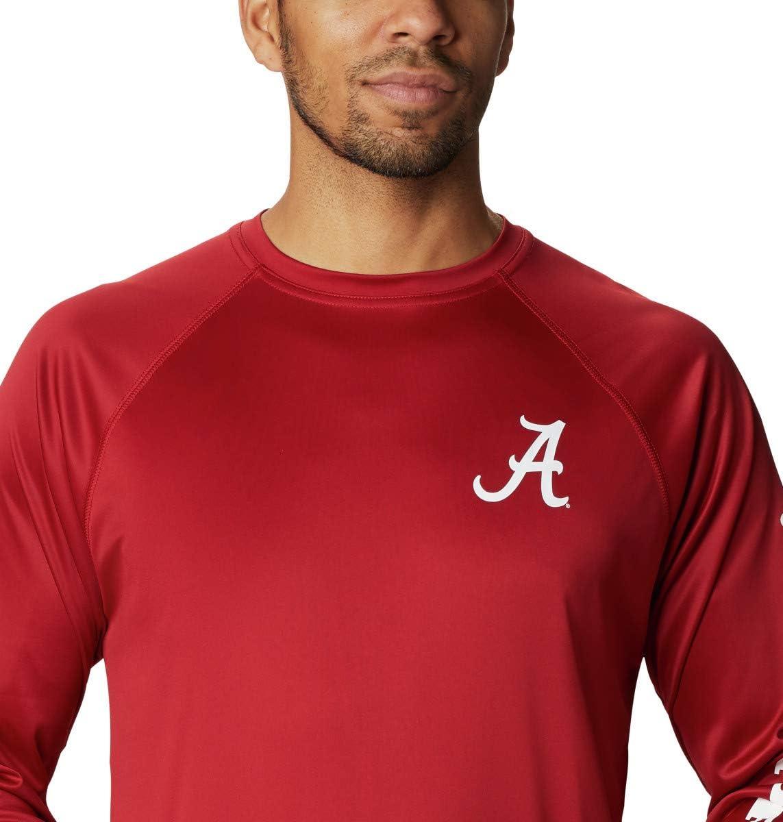 imageColumbia Mens CLG Terminal Tackle Ls ShirtAla Red Velvet White