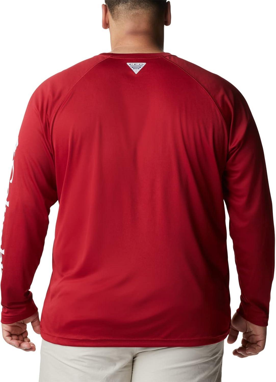 imageColumbia Mens CLG Terminal Tackle Ls ShirtAla Red Velvet White